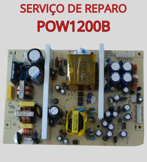 Reparo de placa pow1200b
